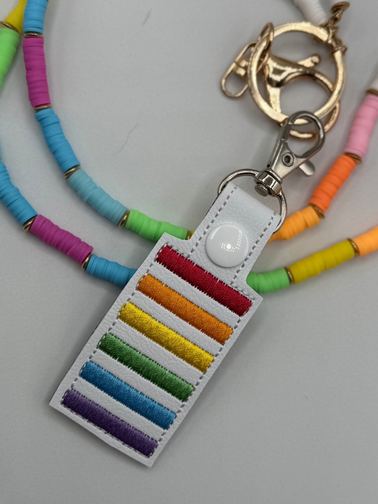 Rainbow Crossing Keychain