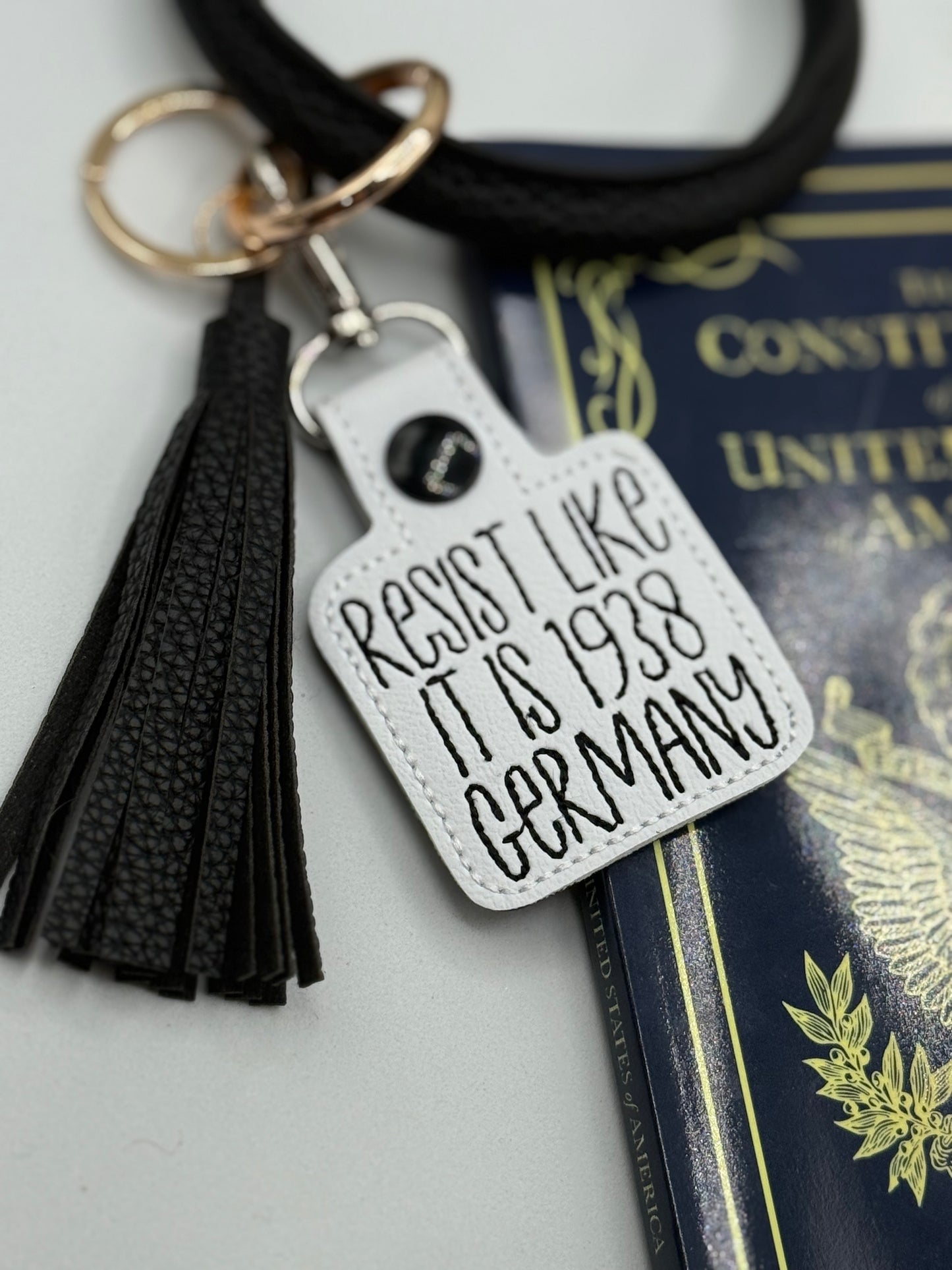 Resist like it is 1938 Germany Keychain