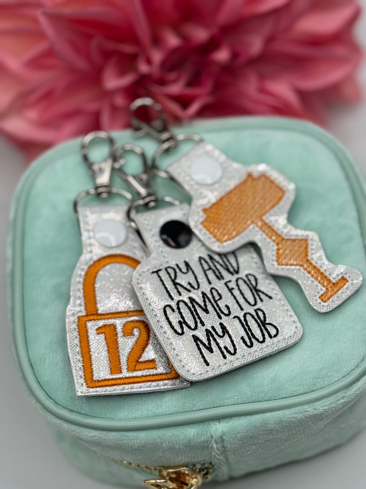 Orange Lock #12 to Keychain Padlock Showgirl