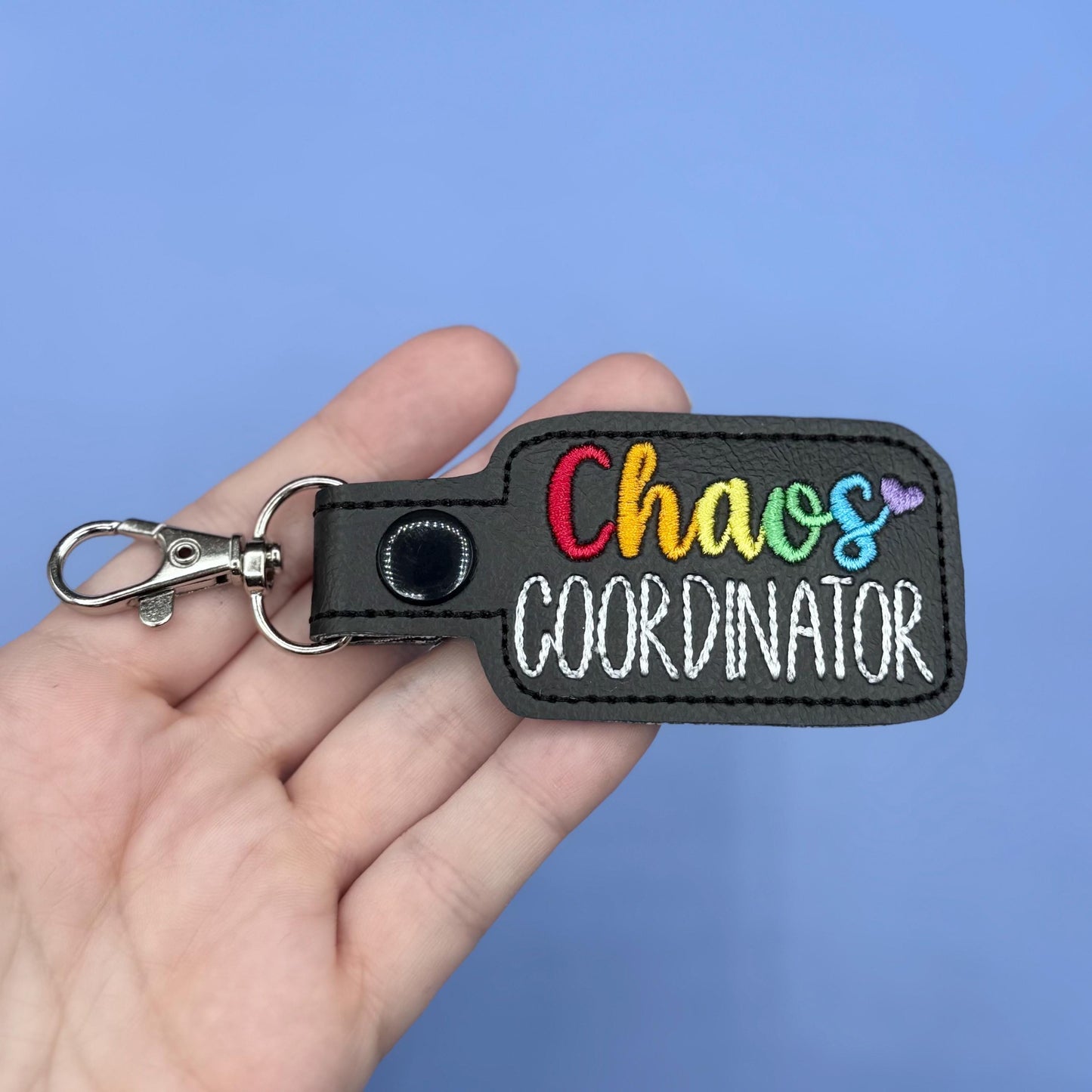 Chaos Coordinator Keychain Snap Tab