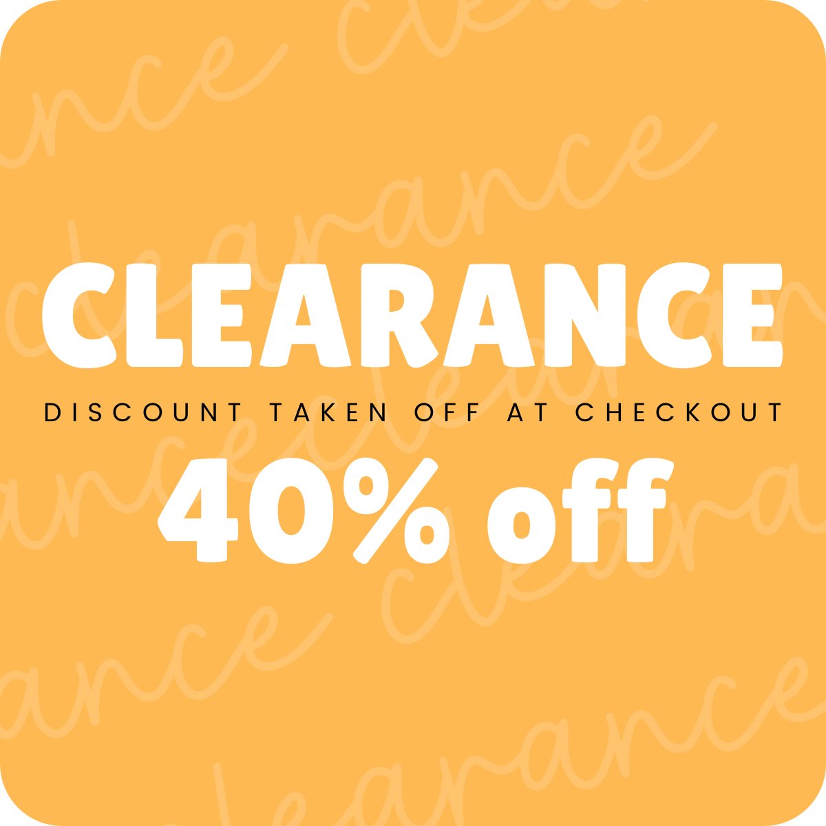 CLEARANCE