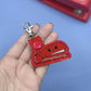 Red Stapler Milton Office Supply Keychain