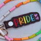 PRIDE rainbow keychain