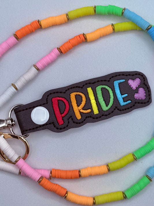 PRIDE rainbow keychain