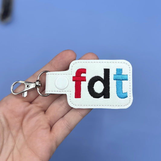 FDT lower case keychain public broadcast inspired npr