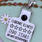 Chronic Illness Zero Stars Do Not Recommend keychain