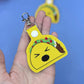 Crying TACO Keychain lanyard key ring snap tab