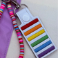 Rainbow Crossing Keychain