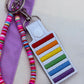 Rainbow Crossing Keychain
