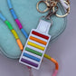 Rainbow Crossing Keychain