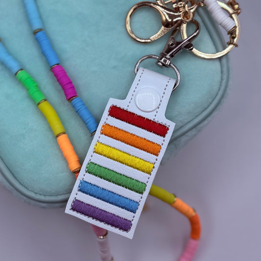 Rainbow Crossing Keychain