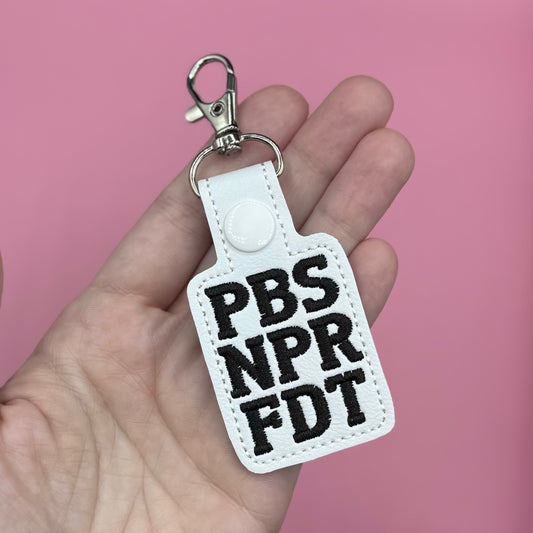 PBS NPR FDT keychain