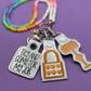 THE KEY stage concert keychain