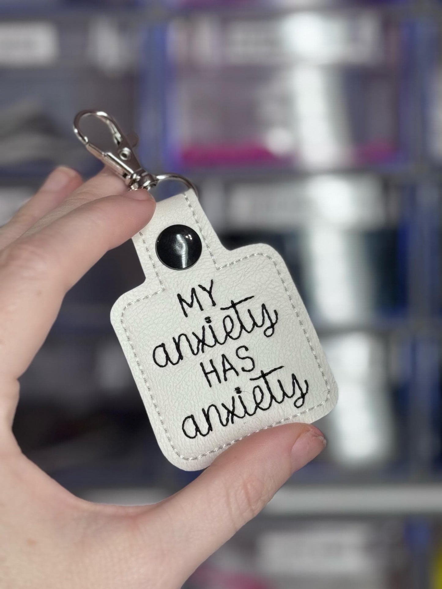 My Anxiety has Anxiety keychain