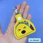 Crying TACO Keychain lanyard key ring snap tab