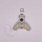 Heart Hands Keychain Tag