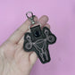 Middle Finger Uterus Keychain
